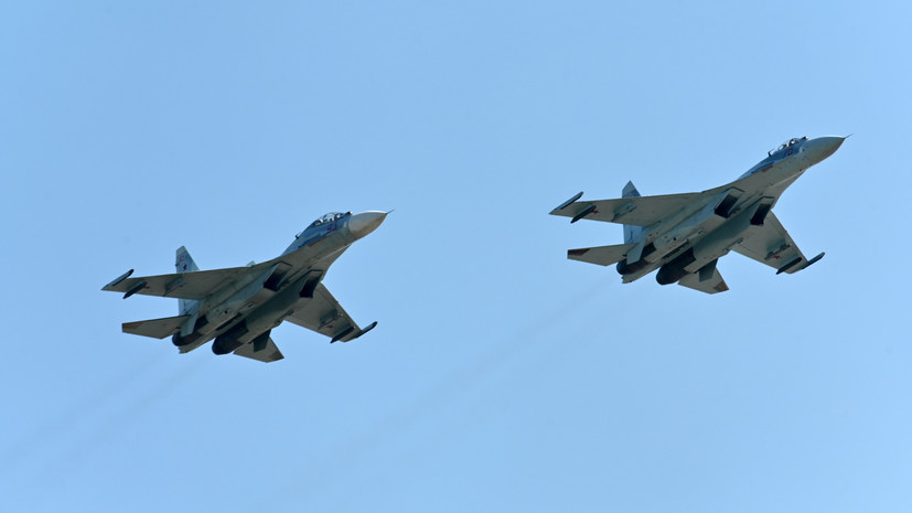 Белорусские и российские истребители провели патрулирование воздушного пространства вдоль границы