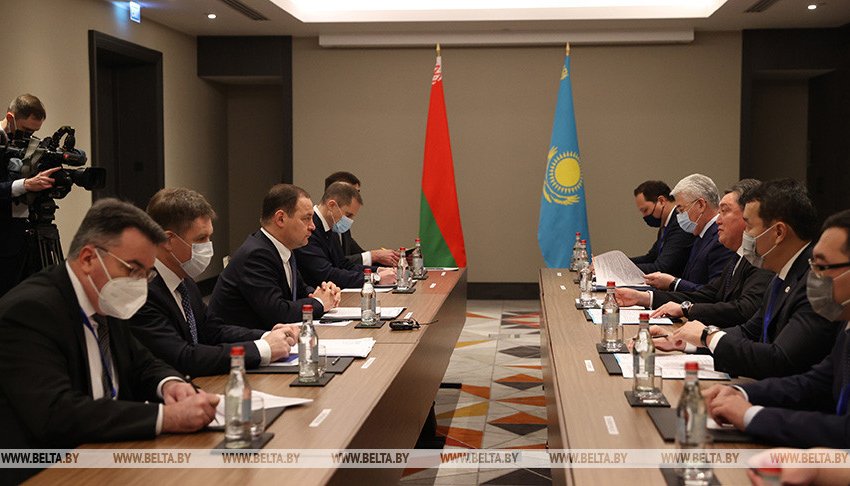 Головченко и Мамин обсудили торгово-экономическое сотрудничество Беларуси и Казахстана
