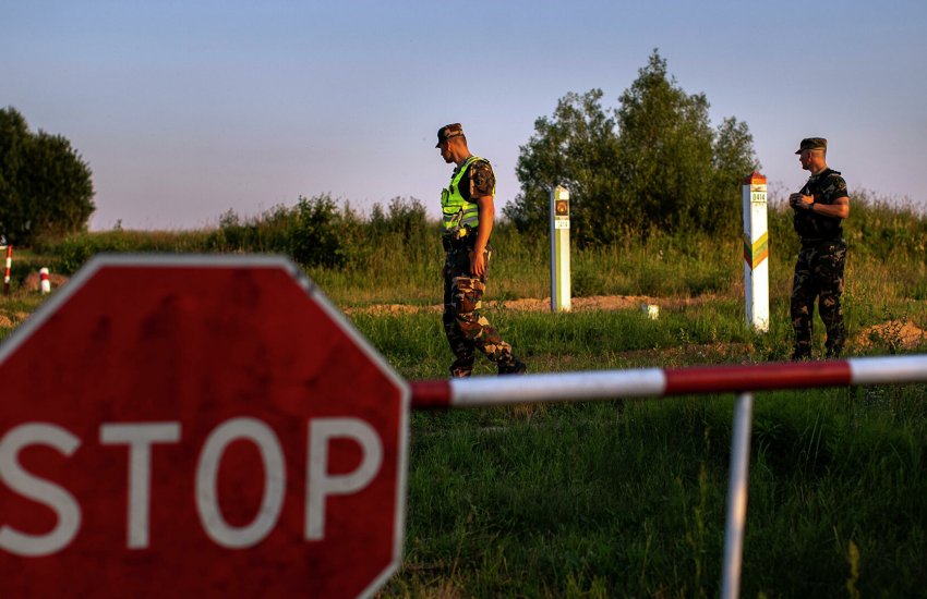 В Литве задержали двух украинцев, незаконно перевозивших мигрантов через границу