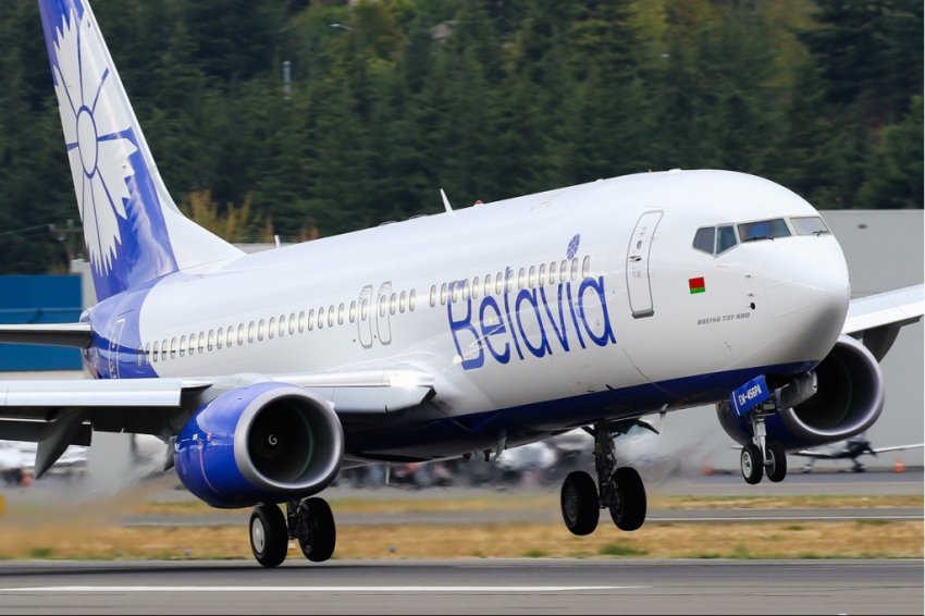Вернувшийся в Минск самолет «Белавиа» благополучно приземлился