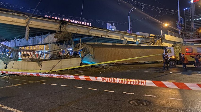 В Минске обрушился мост