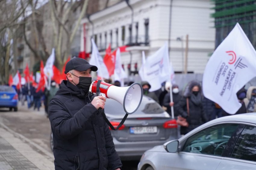 В столице Молдавии прошла акция протеста против повышения тарифов на энергоресурсы