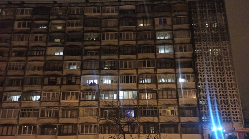В Минске горело общежитие: эвакуированы 100 человек, из них 20 детей