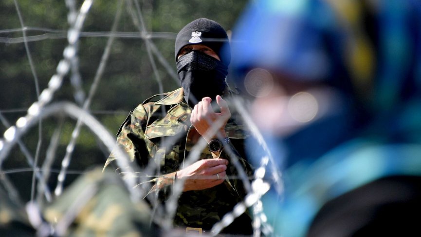 Мигранты забросали камнями патруль на польско-белорусской границе