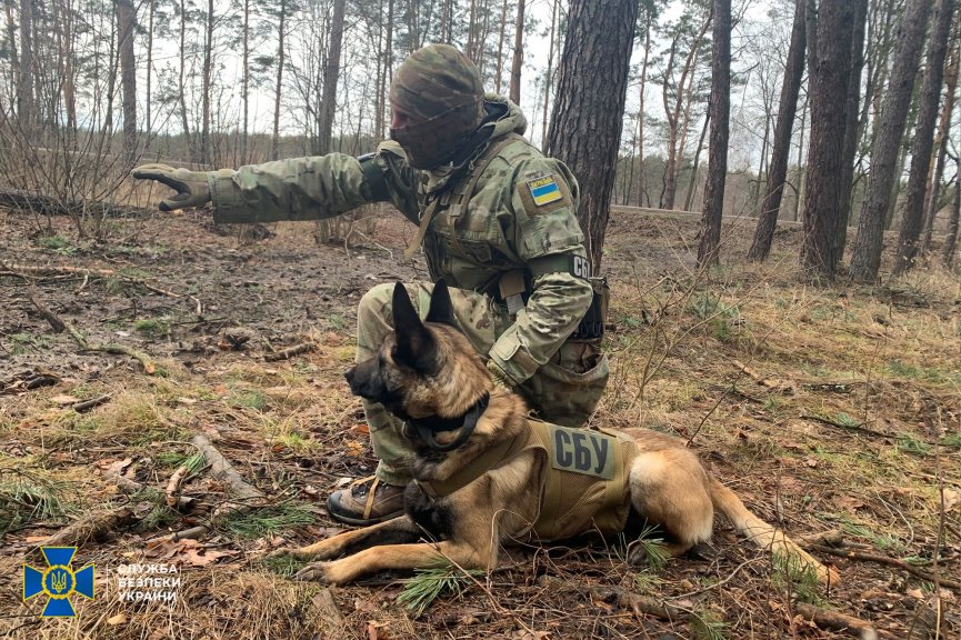 Служба безопасности Украины провела учения на границе с Беларусью