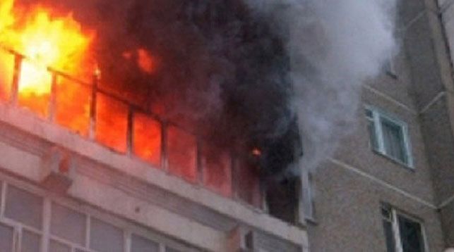 В Щучине полыхало общежитие
