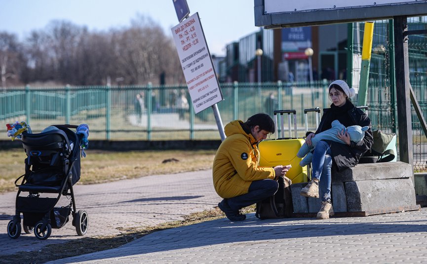 В Польшу из Украины за сутки выехали 82,1 тысячи человек