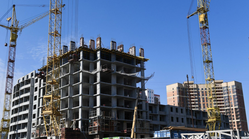 В Пинском районе строят первый многоэтажный жилой квартал