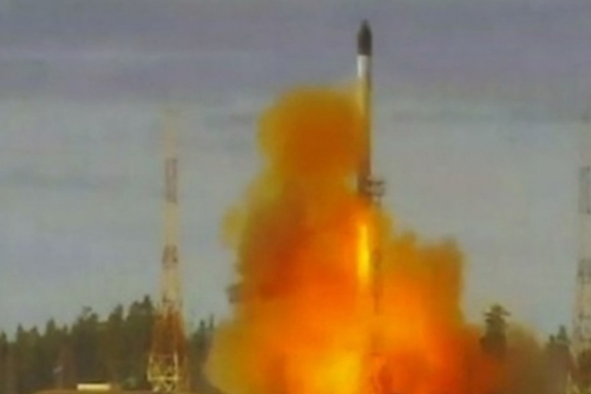 На российском полигоне космодрома «Плесецк» проведены испытания ракеты «Сармат»
