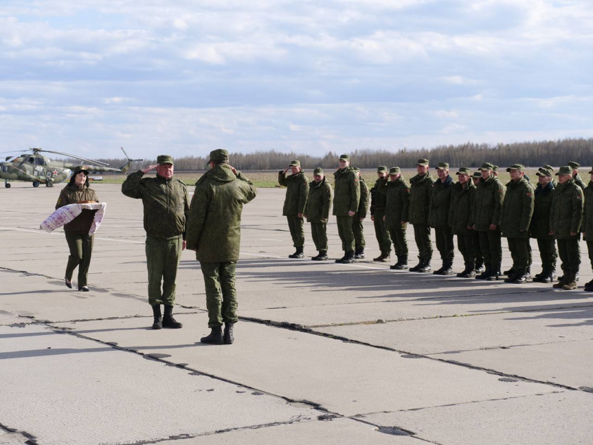 Белорусские военные вернулись с учений в России