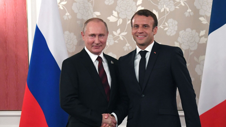 Путин и Макрон по телефону обсудили специальную военную операцию на Украине